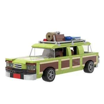 Комби кола модел строителни играчки комплект за събиране 385 броя MOC