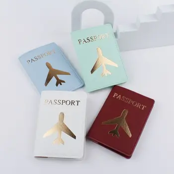 Притежател на билет Сертификат за аксесоари за пътуване Чанта за съхранение Паспорт клип Притежател на паспорт Паспорт Защитно покритие PU карта случай