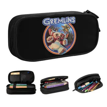 сладък реколта Gizmo Gremlins моливи за момичета момчета големи съхранение Sci Fi филм Mogwai чудовище молив торбичка училищни пособия