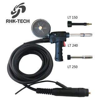 RHK LB240 евро адаптер алуминий 220A CO2 тел чертеж тип 8M кабел MIG заваръчна горелка макара пистолет