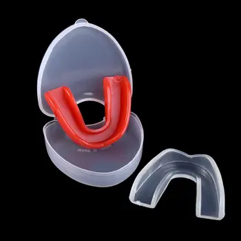 Защита на скобите за зъби Бокс Детски баскетбол с пластмасов калъф Кутия Протектор за зъби Възрастни Предпазител за уста Спортен предпазител за уста