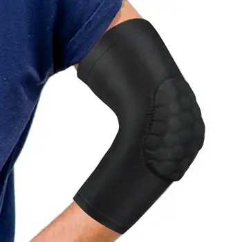нов Еластични подложки за лакти Гъба лакът Протектори за коляното Guard Баскетбол Волейбол Спортна ръка ръкав Pad Възрастни Спортни консумативи