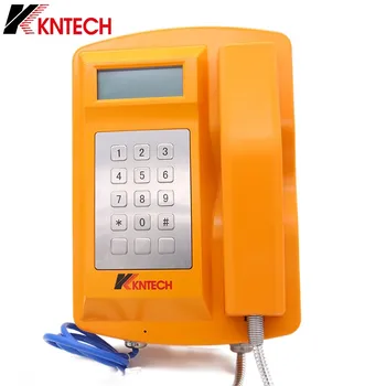 KNTECH Телефон за аварийно излизане Влагоустойчив прахоустойчив рейтинг IP66 С LCD Устойчив на атмосферни влияния телефон