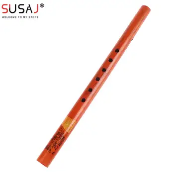 1Pc 33cm дължина трайни китайски традиционна флейта изпълнява бамбук Xiao Dizi вертикална бамбукова флейта музикален инструмент оборудване