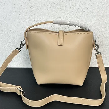 2023 Едно рамо преносим мини кофа чанта жените случайни чанта мода универсален crossbody чанта голям капацитет чанта