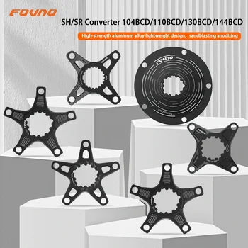 FOVNO 104 BCD адаптер за верижни пръстени Spider конвертор за Gxp 110BCD 5-челюст 12S и ML-018 104BCD верижно колело за Shimano Crankset