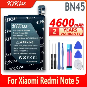 BN45 4600mAh батерия за Xiaomi Redmi Note 5 Note5 Pro BN45 батерии за подмяна на телефона + инструменти