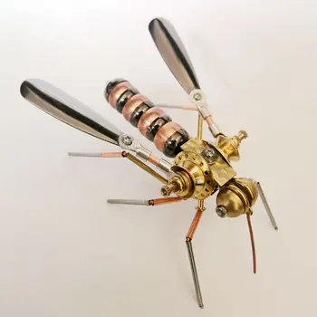 3D Punk Wind Mechanical Insect Full Metal Mosquito Shaped Bionic Scout Mecha Страшни бъгове от Кибертрон - Завършен продукт