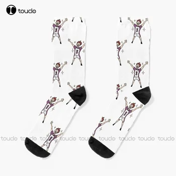 Tendou Satori Haikyuu чорапи глезена чорапи мъже персонализирани потребителски унисекс възрастни тийнейджър младежки чорапи 360 ° цифров печат коледен подарък