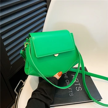 8 цвята Фани дизайн подмишници рамо чанта за жени мода купувач прашка чанти чанта чиста кожа Crossbody седло чанти