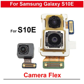 Оригинална предна камера за Samsung Galaxy S10E задна задна камера Flex кабелни резервни части