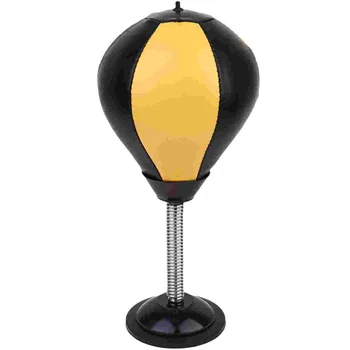 Настолна боксова круша Малка смукателна чаша Боксова топка за облекчаване на стреса Мини топка за дома или офиса
