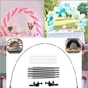 Балон арка комплект регулируема за различни размери на масата за рожден ден сватба Коледа дипломирането бебе душ парти декорация