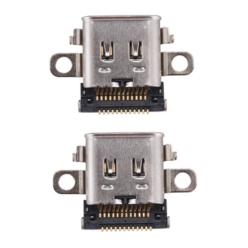 2X USB Type-C зареждане порт зарядно гнездо конектор ремонт за Nintendo Switch