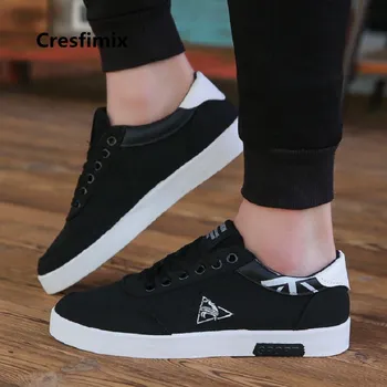 Chaussures Pour Hommes Male Cool Comfortable Black Spring & Autumn Lace Up Sneakers Men Casual Stylish Canvas Shoes E593