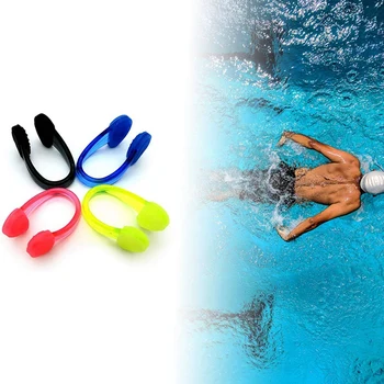 Силиконови водоустойчиви щипки за нос за плуване Тапи за нос на басейна за възрастни Комплект от 8