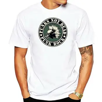 2024 Нова мъжка тениска Свободни дрехи Пънкари Не мъртви пънк рок къси ръкави памук мода тениска тениска безплатна доставка