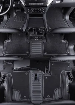 Най-добро качество! Специални стелки за кола по поръчка за Mercedes Benz GLB 35 AMG 2023-2020 7 места двуслойни килими за GLB35 2022