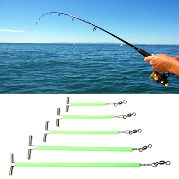 20Pcs неръждаема риболов примамки линия тел лидер следи светещи риболовни платформи с подвижни въртящи се 3 начин ръка конектор комплект