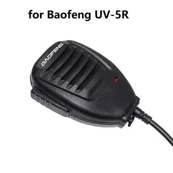 Универсален водоустойчив микрофон за високоговорител за Baofeng Walkie Talkie високоговорител Walkie Talkie микрофон Ръчен високоговорител