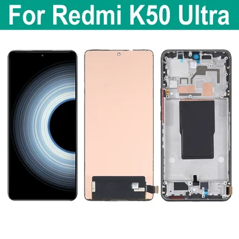 оригинален за Xiaomi Redmi K50 Ultra 22081212C LCD дисплей сензорен екран дигитайзер събрание за Redmi K50 Extreme Edition LCD