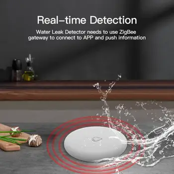 Лесна инсталация Интелигентен и удобен дом от щети от вода Без усилие дистанционно наблюдение Smart Life App