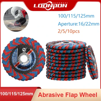 Loonpon Ламбови дискове 100/115/125mm шлифовъчни дискове Шлифовъчни колела за ъглошлайф Полиране на метал Премахване на ръжда