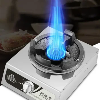 Търговски високо пожар печка домакински настолен газ единична печка високо налягане свирепа печка втечнен газ