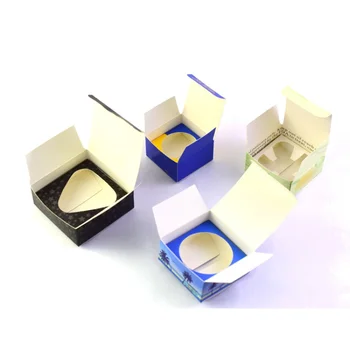Персонализиран продуктТърговия на едро по поръчка бяла кутия Опаковка на продукта Картонена квадратна бисквитка за мигли Опаковка за бонбони