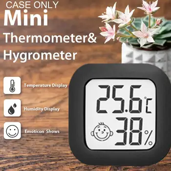 Цифров термометър Temeo Хигрометър Hygro индикатор за монтаж на стена на бюро с индикатор за климата в стаята LCD електронен монитор